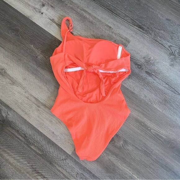 BECCA By Rebecca Virtue Swimsuit Fine Line Rib One Piece Medium - Picture 7 of 12